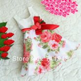 Vestido branco e Vermelho 002